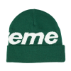 Supreme Big Logo Beanie Green FW19 - Image 2