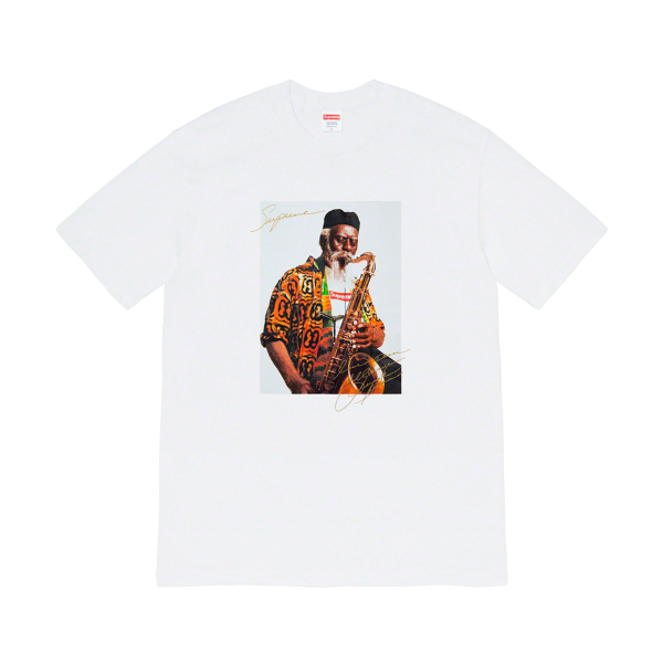 supreme pharoah sanders tee white